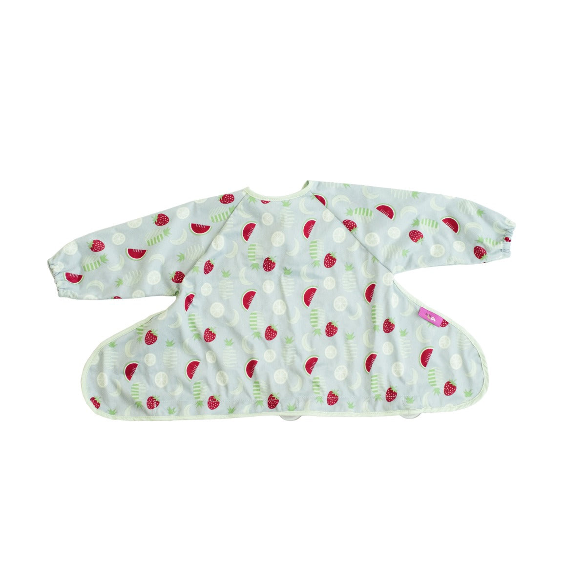 Baby long sleeve bib with fruits print