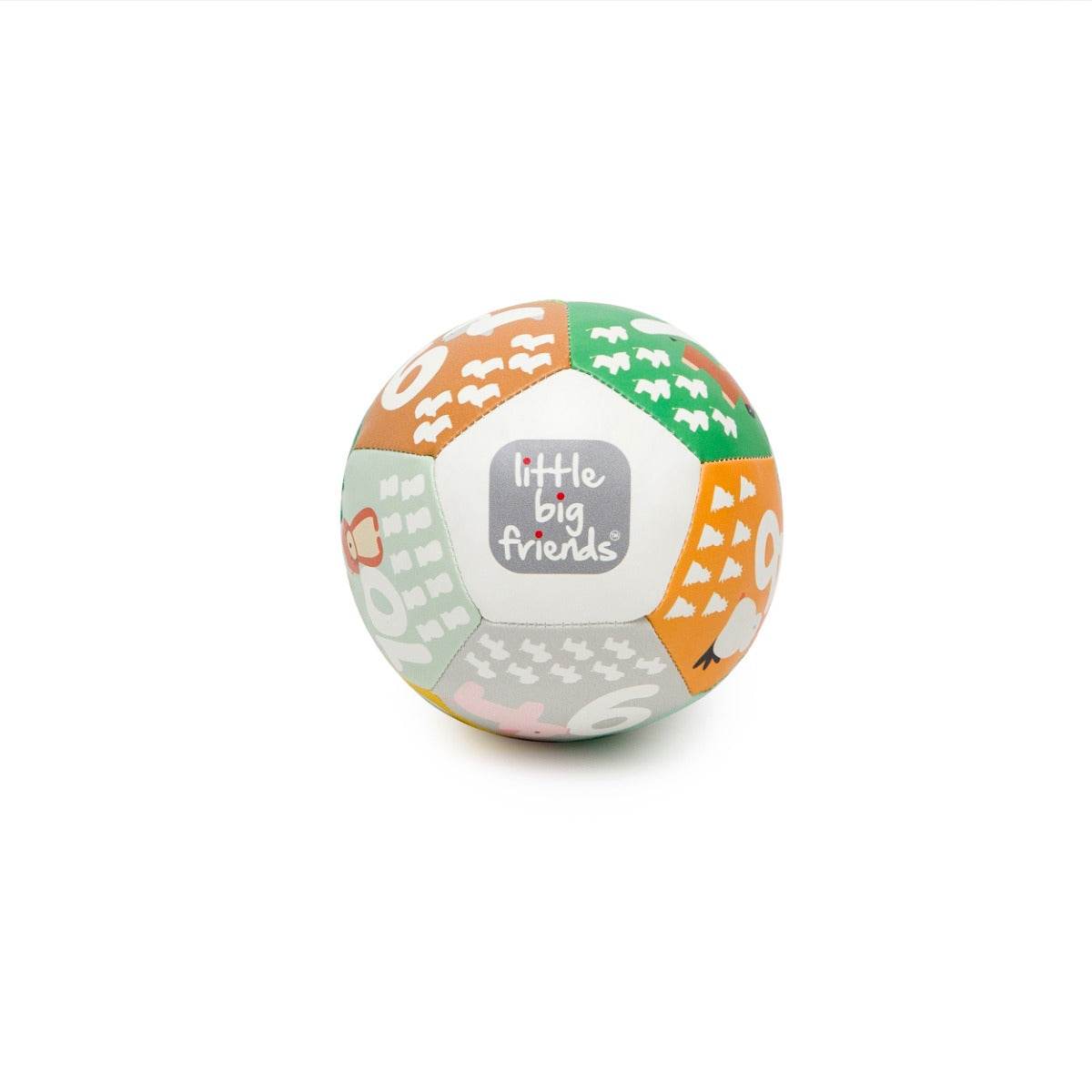 Little big friends discovery soft ball for kids with numbers and animals