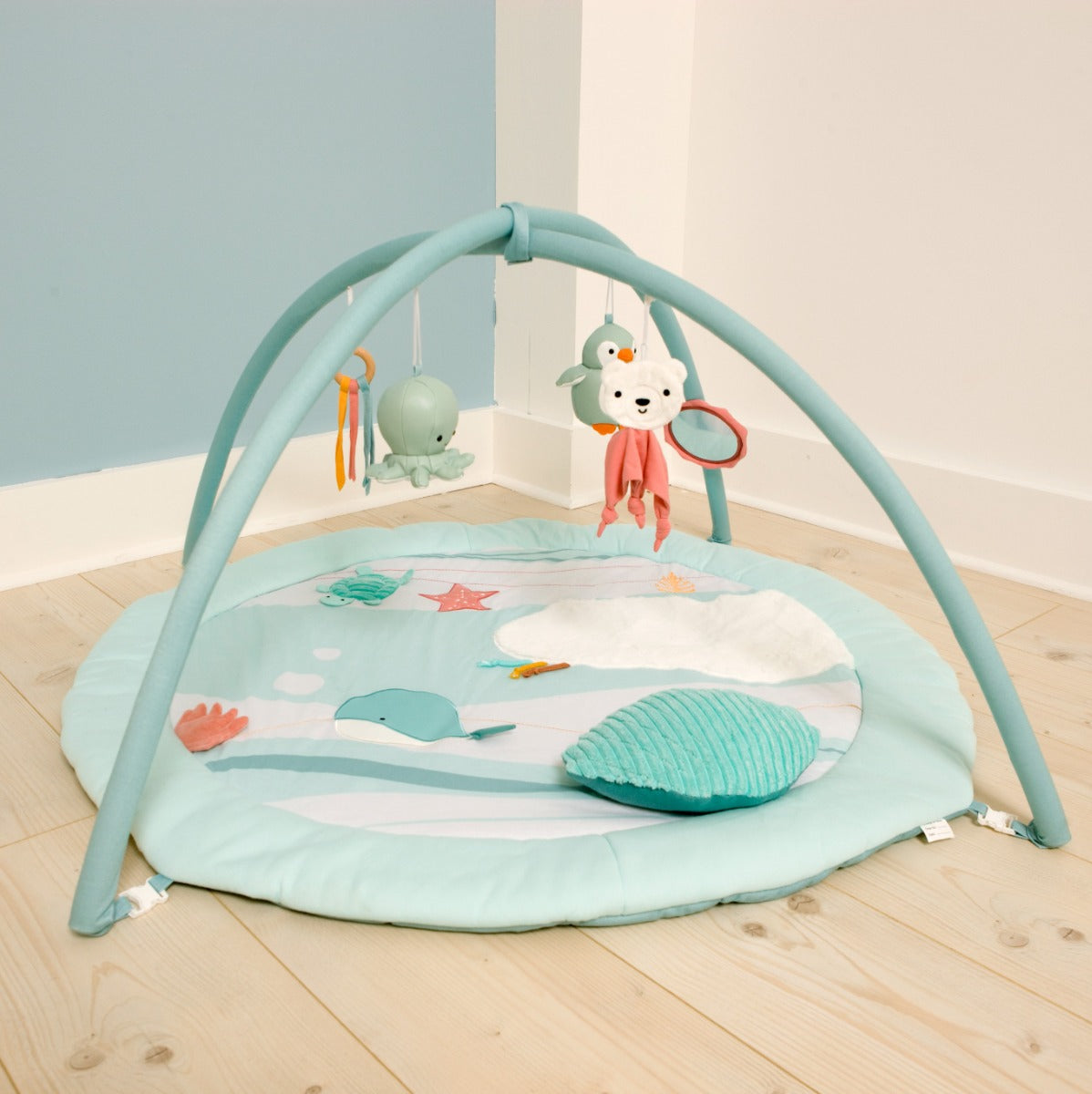 Little Big Friends Activity Mat with Arch in ocean in a room