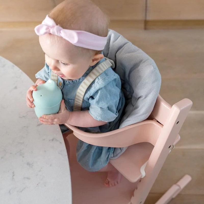 Stokke Tripp Trapp Baby Cushion Nordic Grey Lifestyle Shot