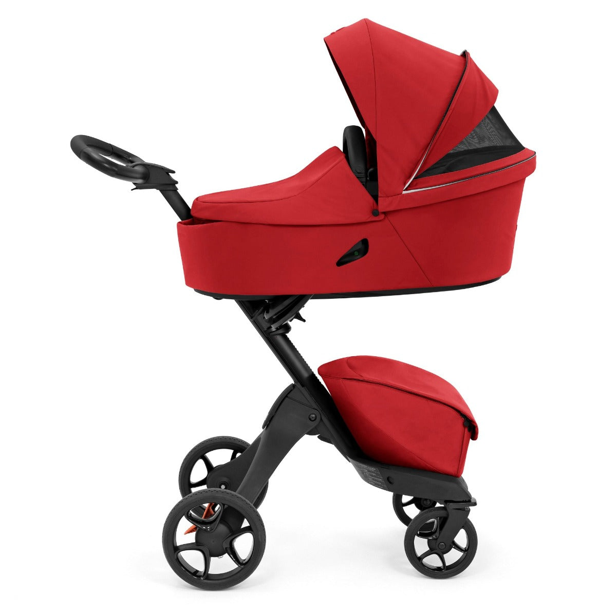 Stokke Xplory Carry Cot X for Stroller Side View Vent Open