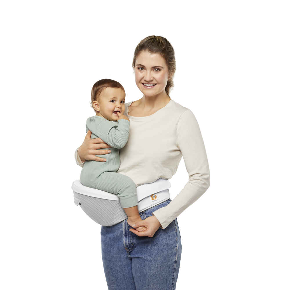 Ergobaby Alta Hipseat Baby Carrier Pearl Grey - Ergobaby