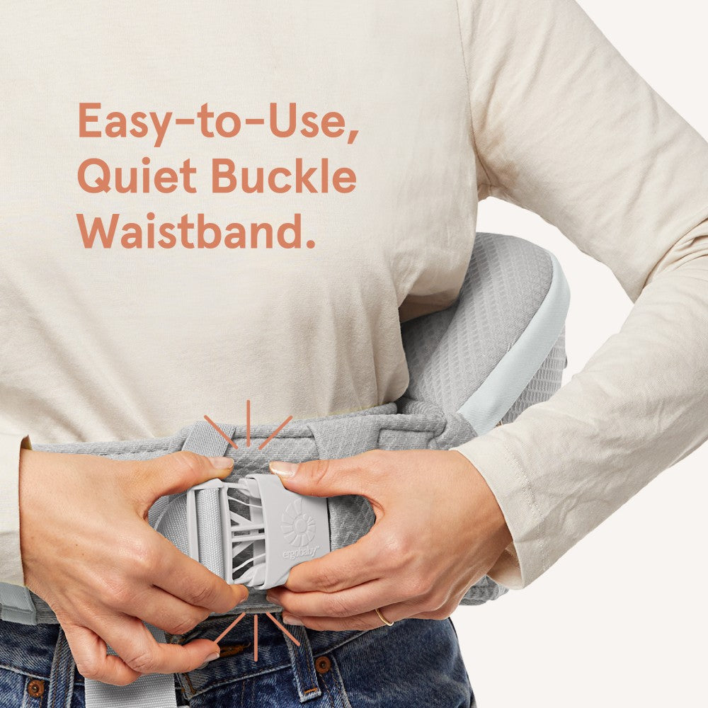 Ergobaby Alta Hipseat Baby Carrier Pearl Grey - Ergobaby