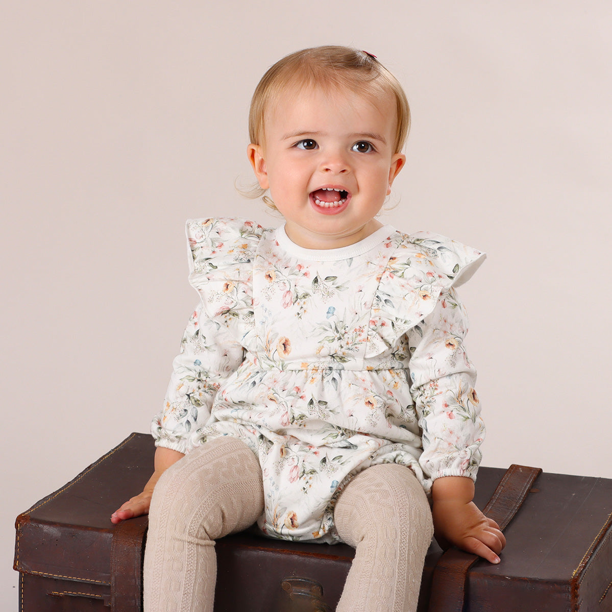 Cotton Frill Romper - Little Bee by Dimples - Dimples