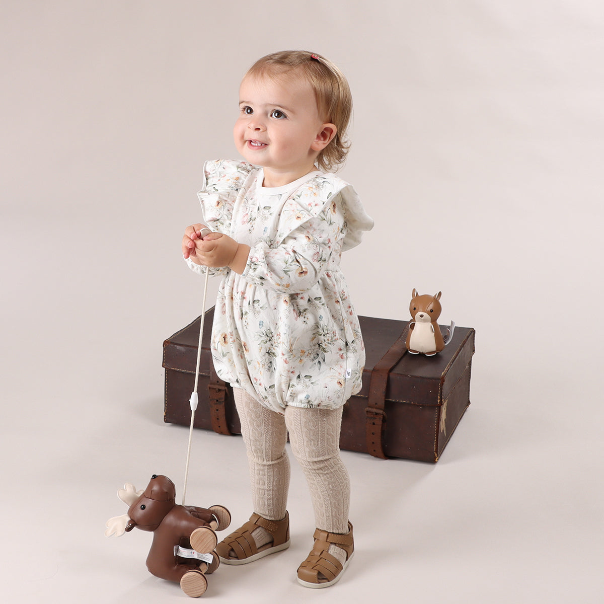 Cotton Frill Romper - Little Bee by Dimples - Dimples