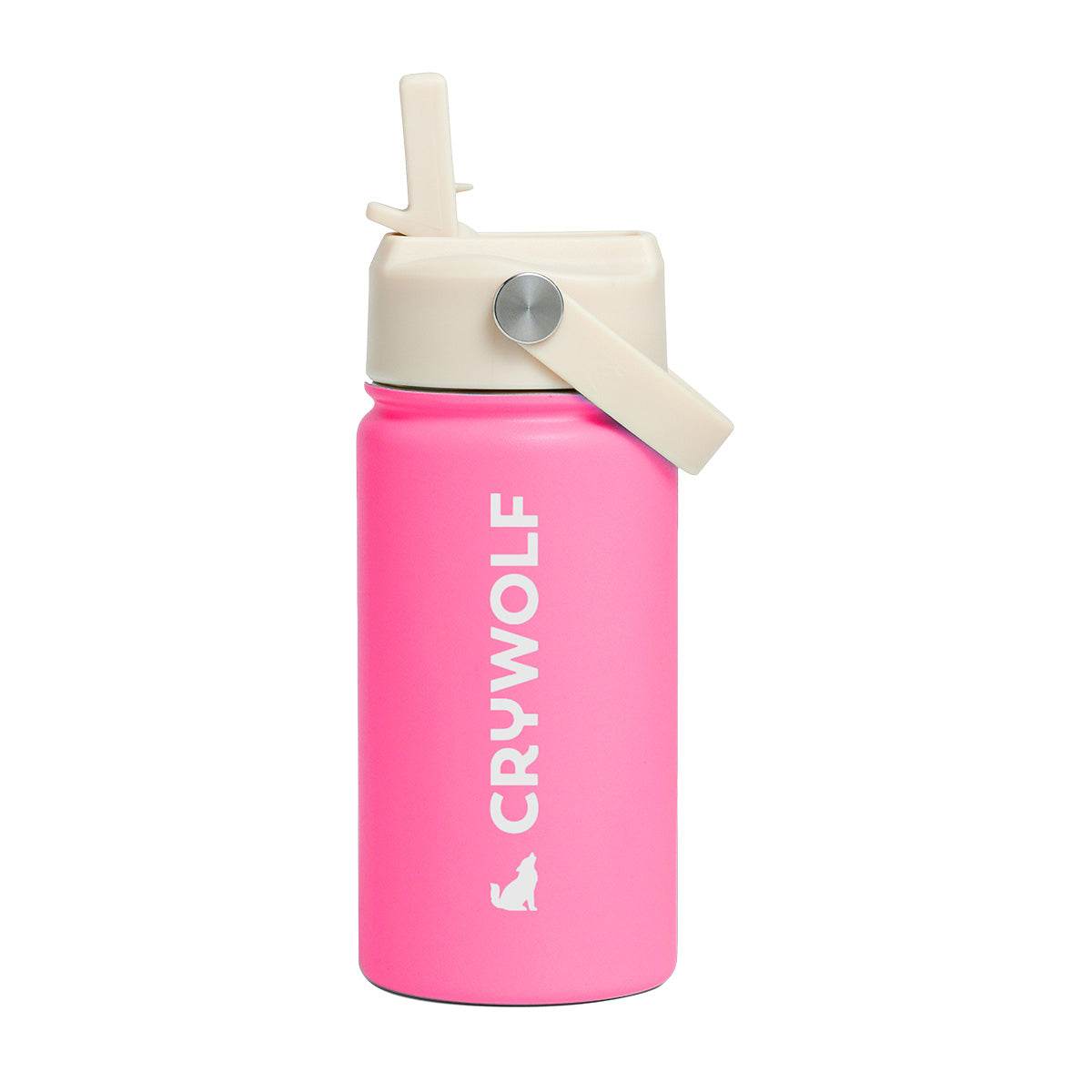 OS / Candy Pink Drink Bottle - Crywolf