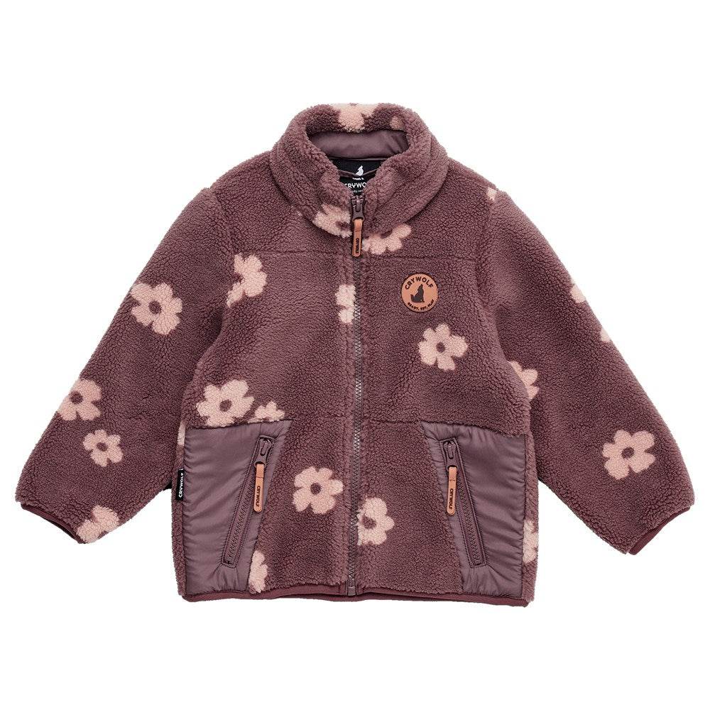1yr / Mauve Floral Yeti Jacket - Crywolf