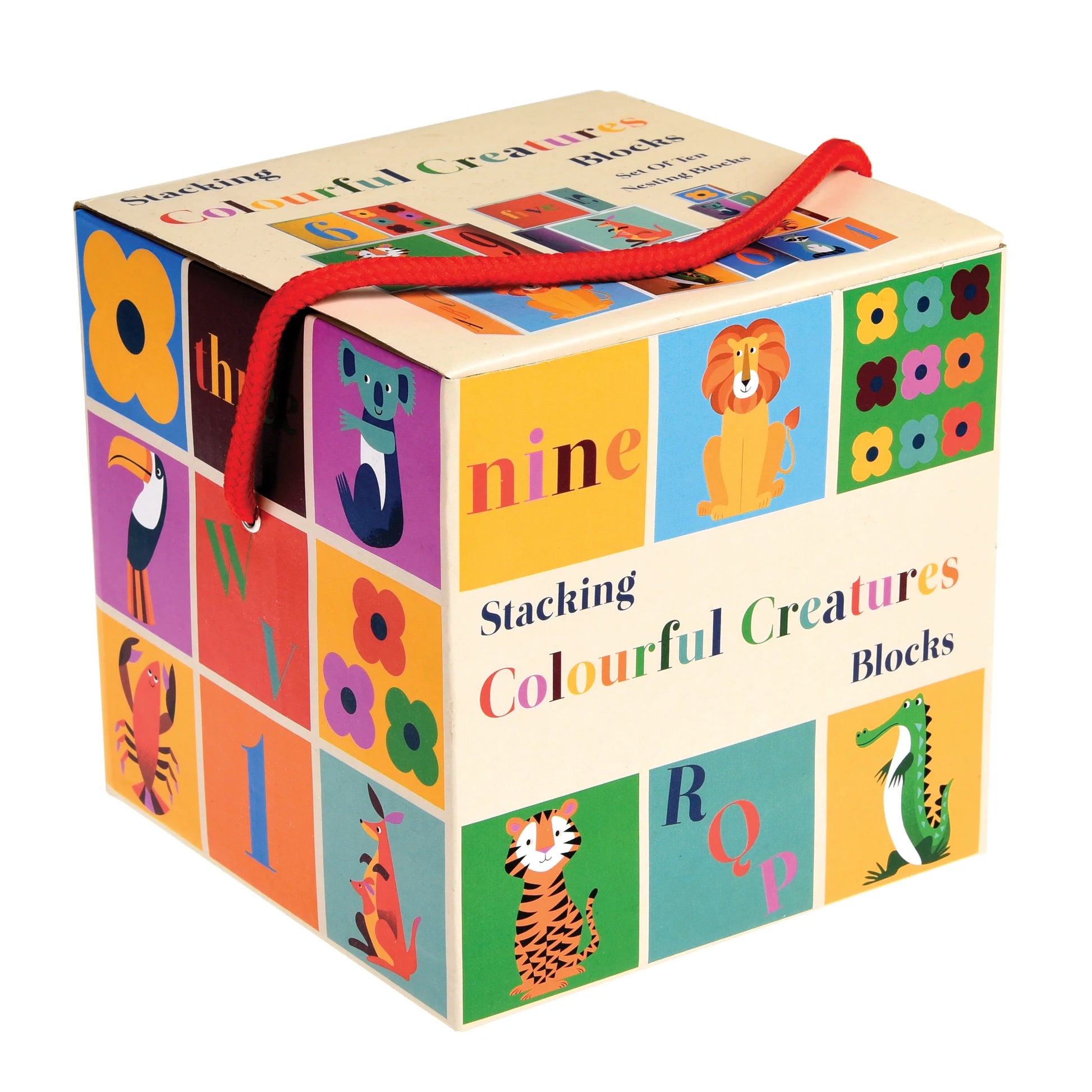 Colourful Creatures - Stacking Blocks-Rex London