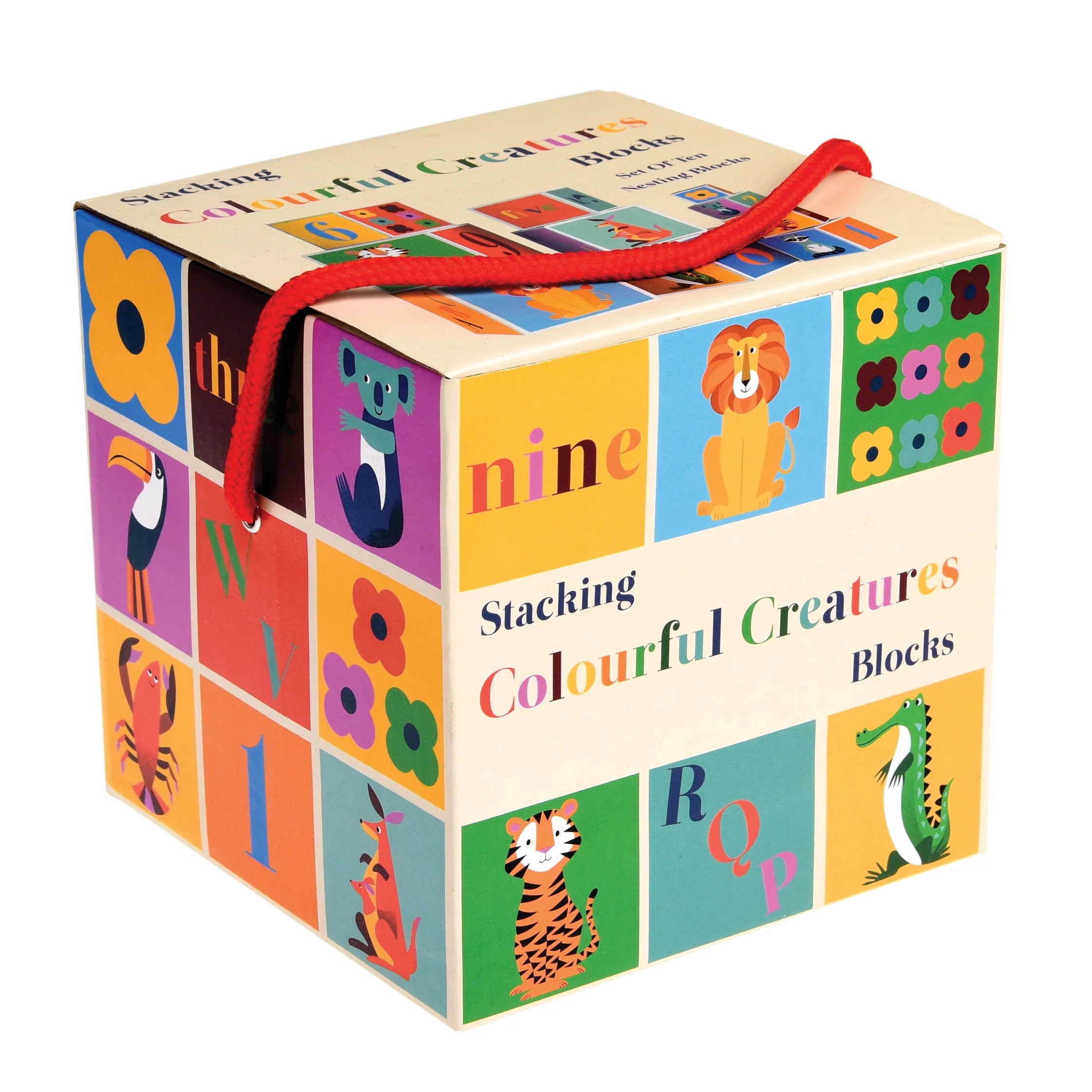 Colourful Creatures - Stacking Blocks-Rex London