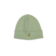 Cotton Beanie NB Apple Green - Dimples