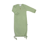 Cotton Gown NB Apple Green - Dimples