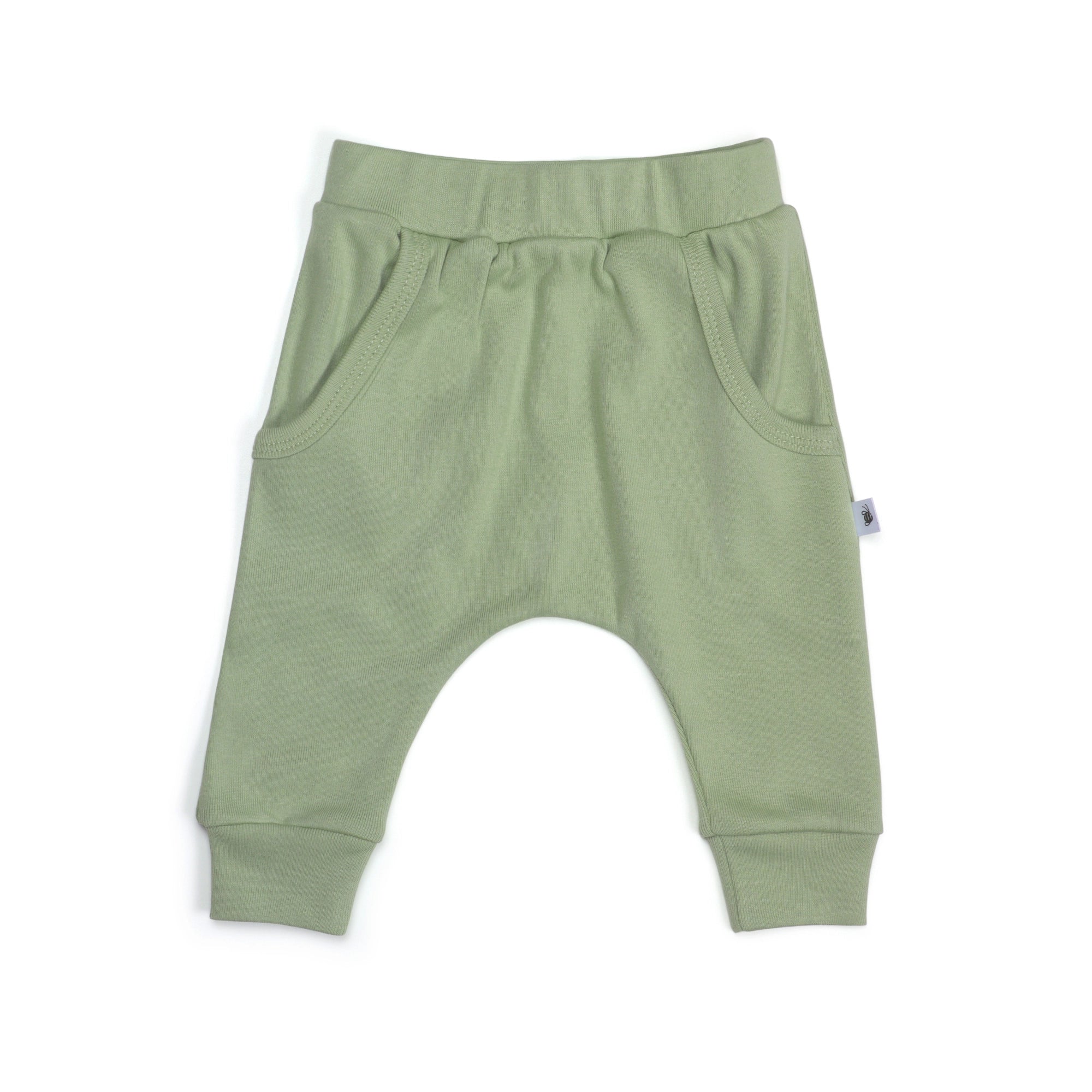 Cotton Pants NB Apple Green - Dimples