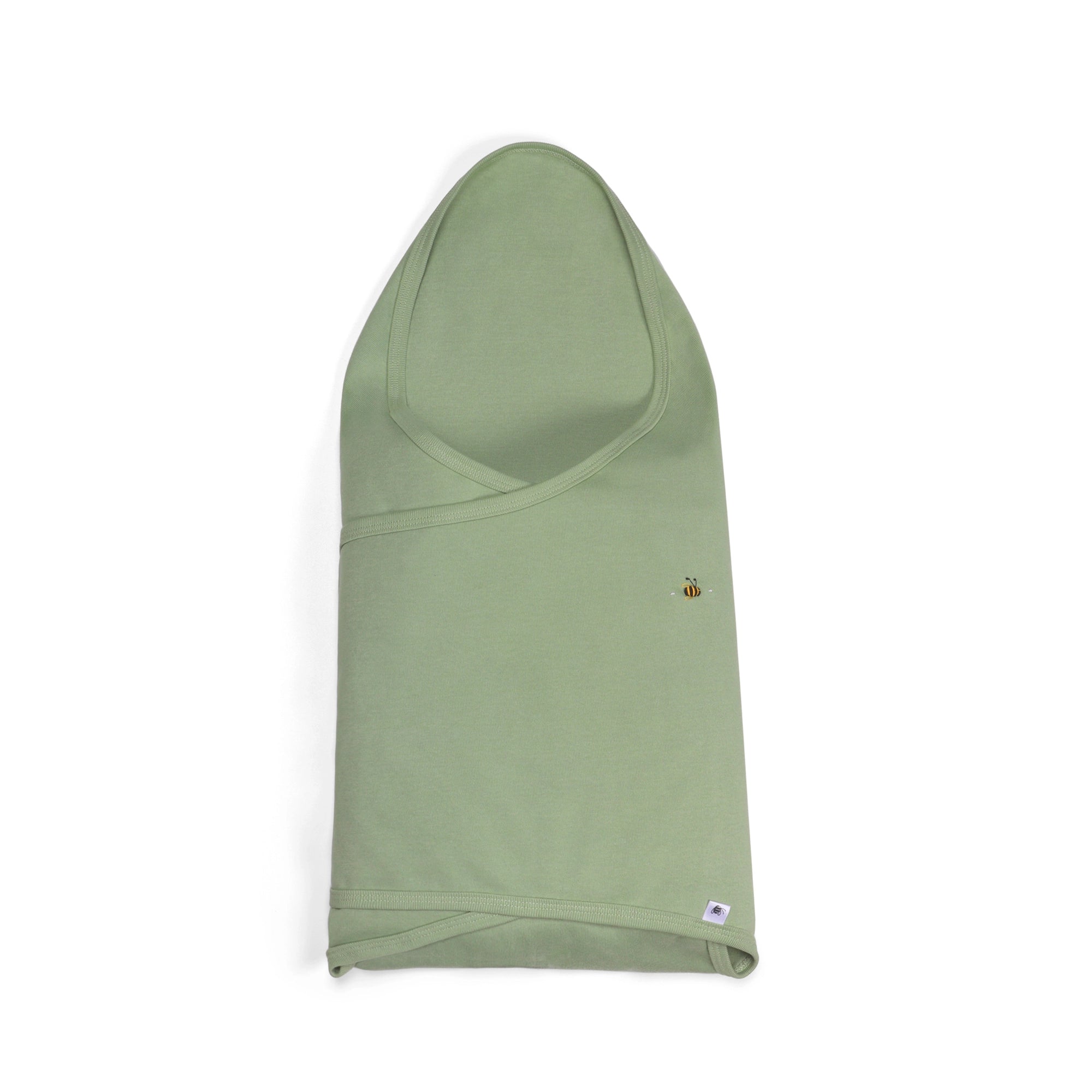 Cotton Snugglewrap O/Size Apple Green - Dimples