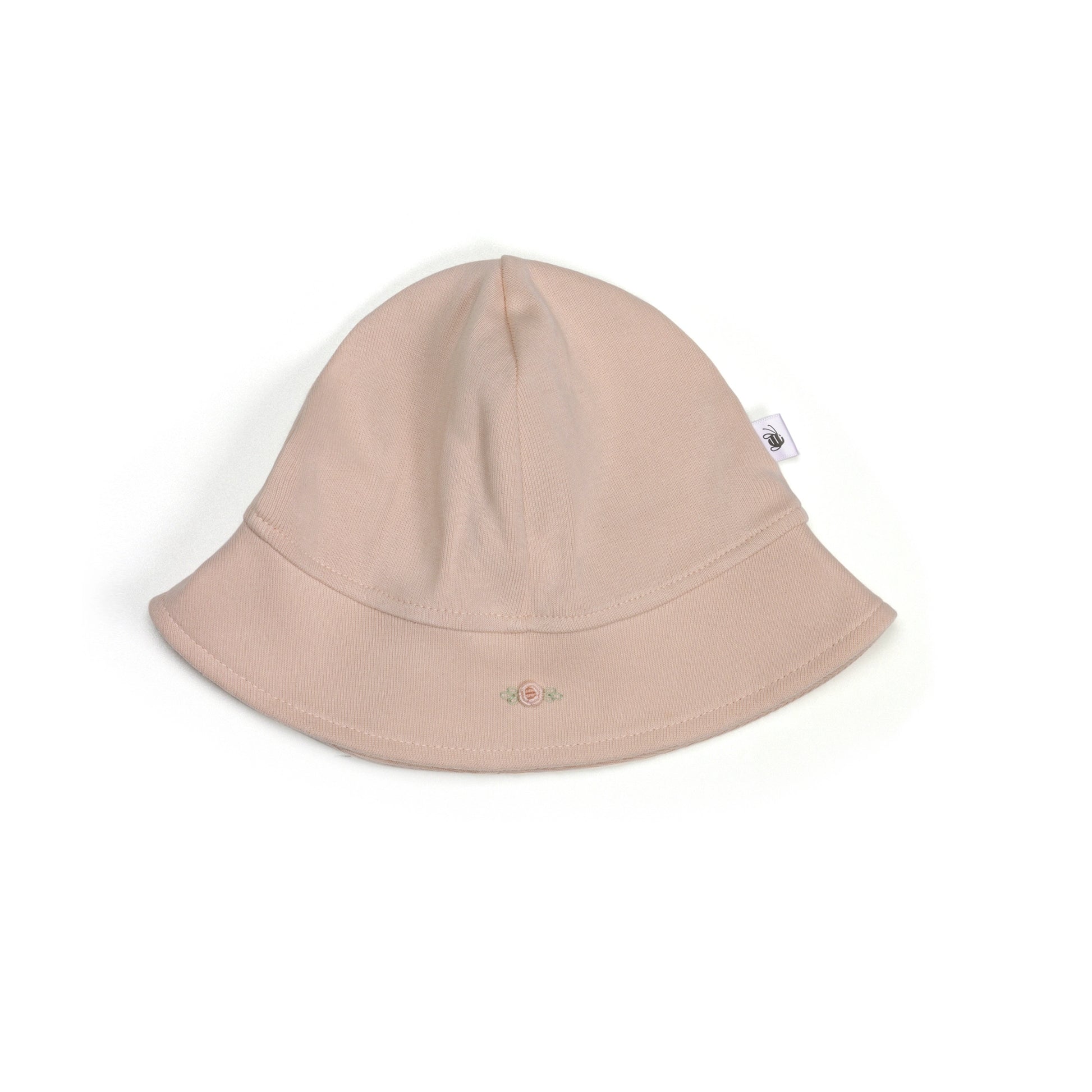Cotton Sunhat NB Dusky Pink - Dimples
