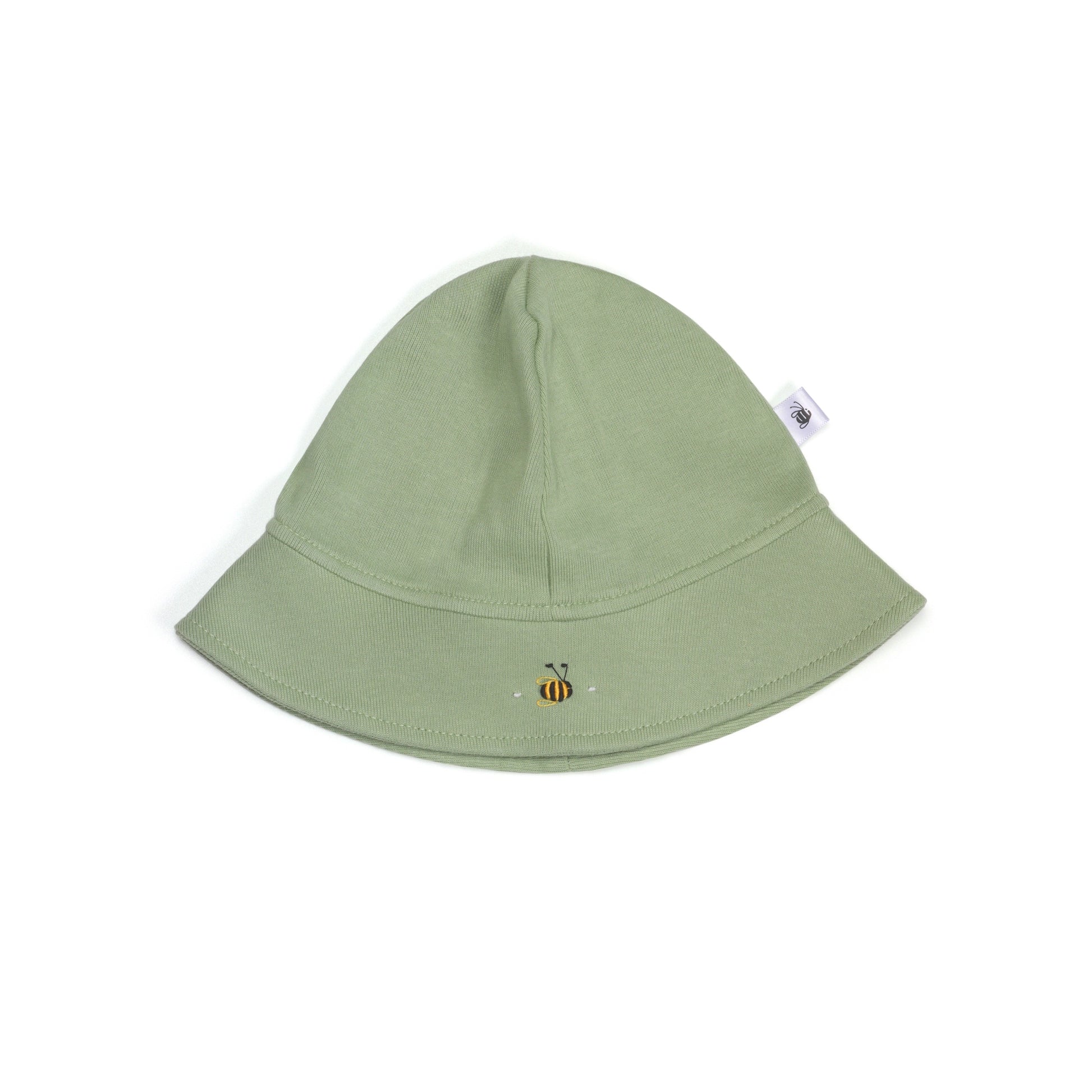 Cotton Sunhat NB Apple Green - Dimples