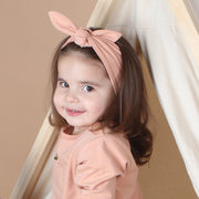 Cotton Tie Headband O/Size Clay - Dimples