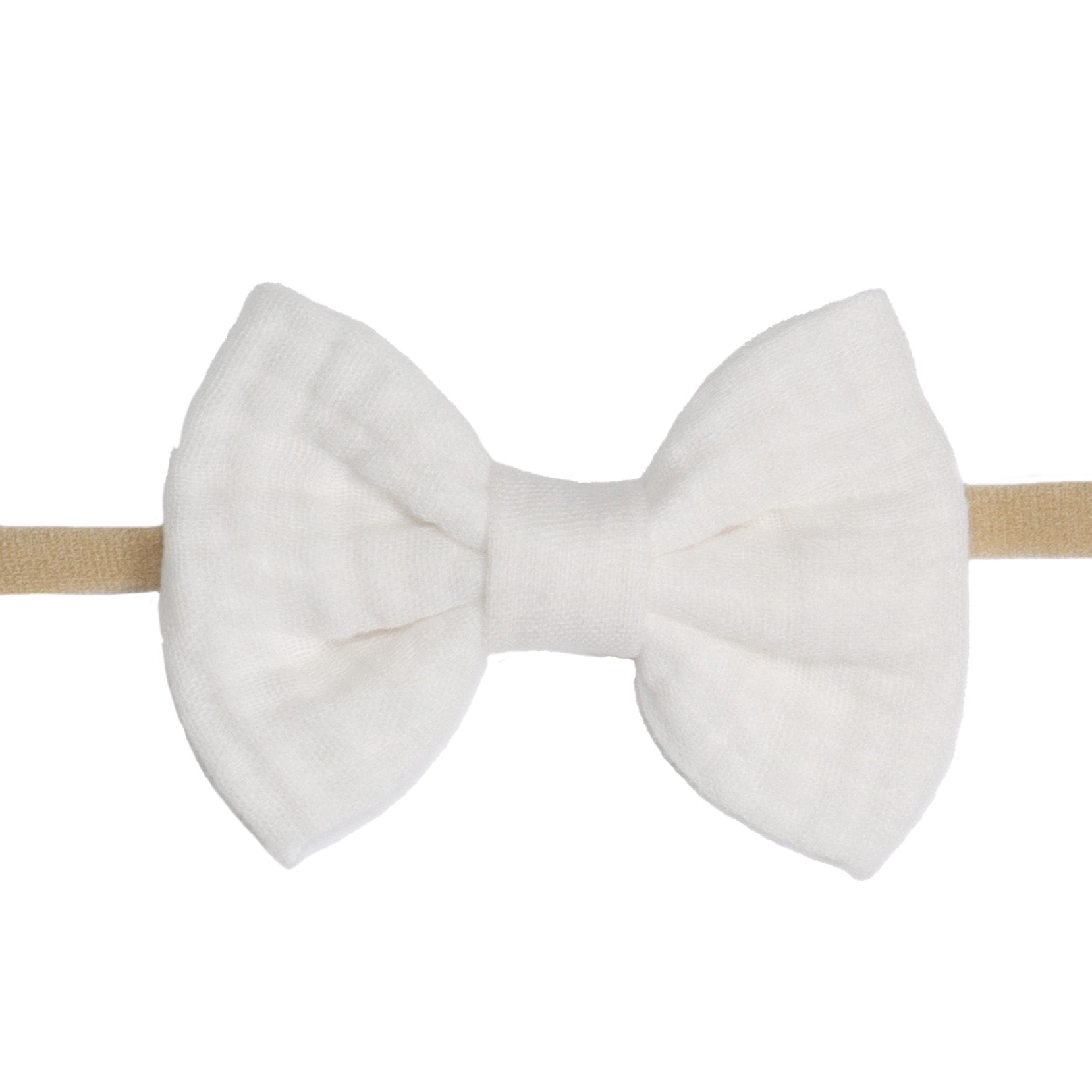 Muslin Bow Headband - Fliss & Frankie - Dimples