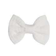 Muslin Bow Clip - Fliss & Frankie - Dimples