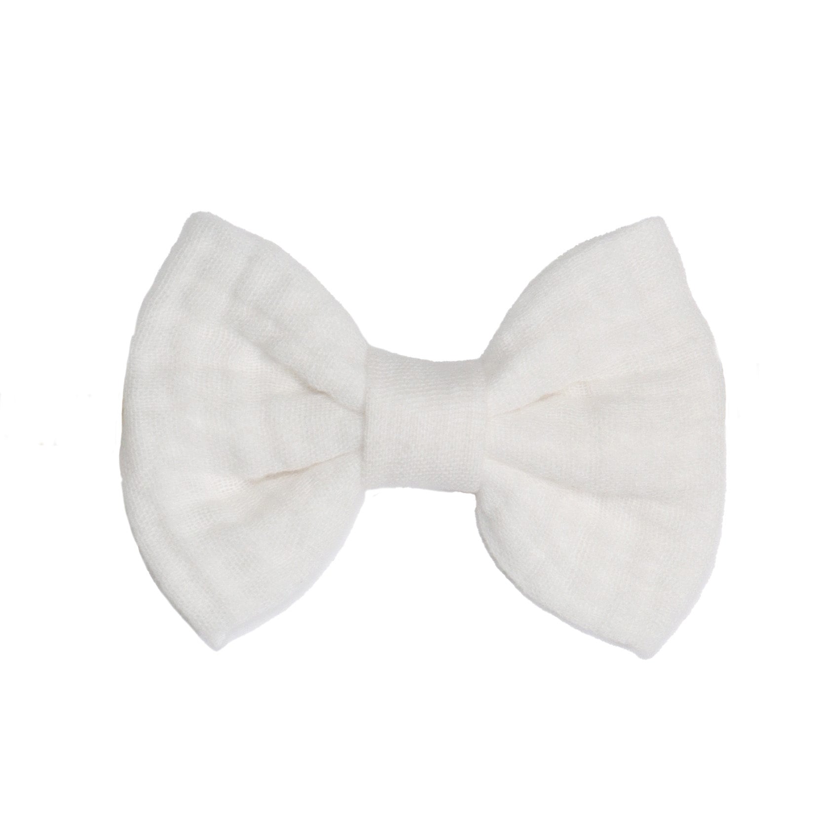 Muslin Bow Clip - Fliss & Frankie - Dimples