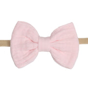 Muslin Bow Headband - Fliss & Frankie - Dimples