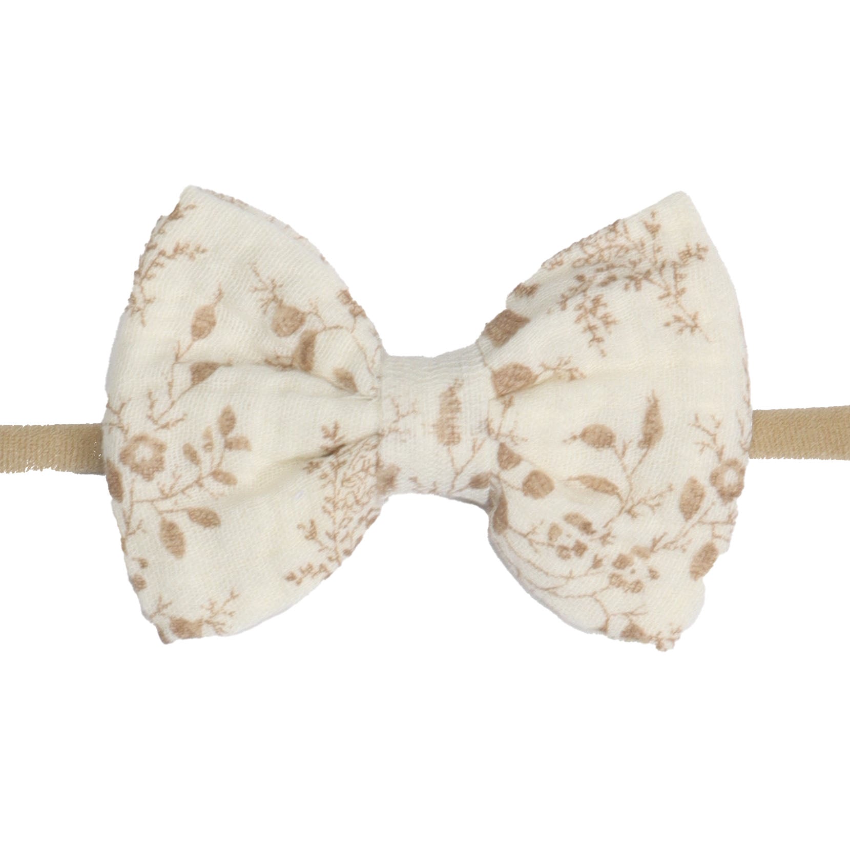 Muslin Bow Headband - Fliss & Frankie - Dimples