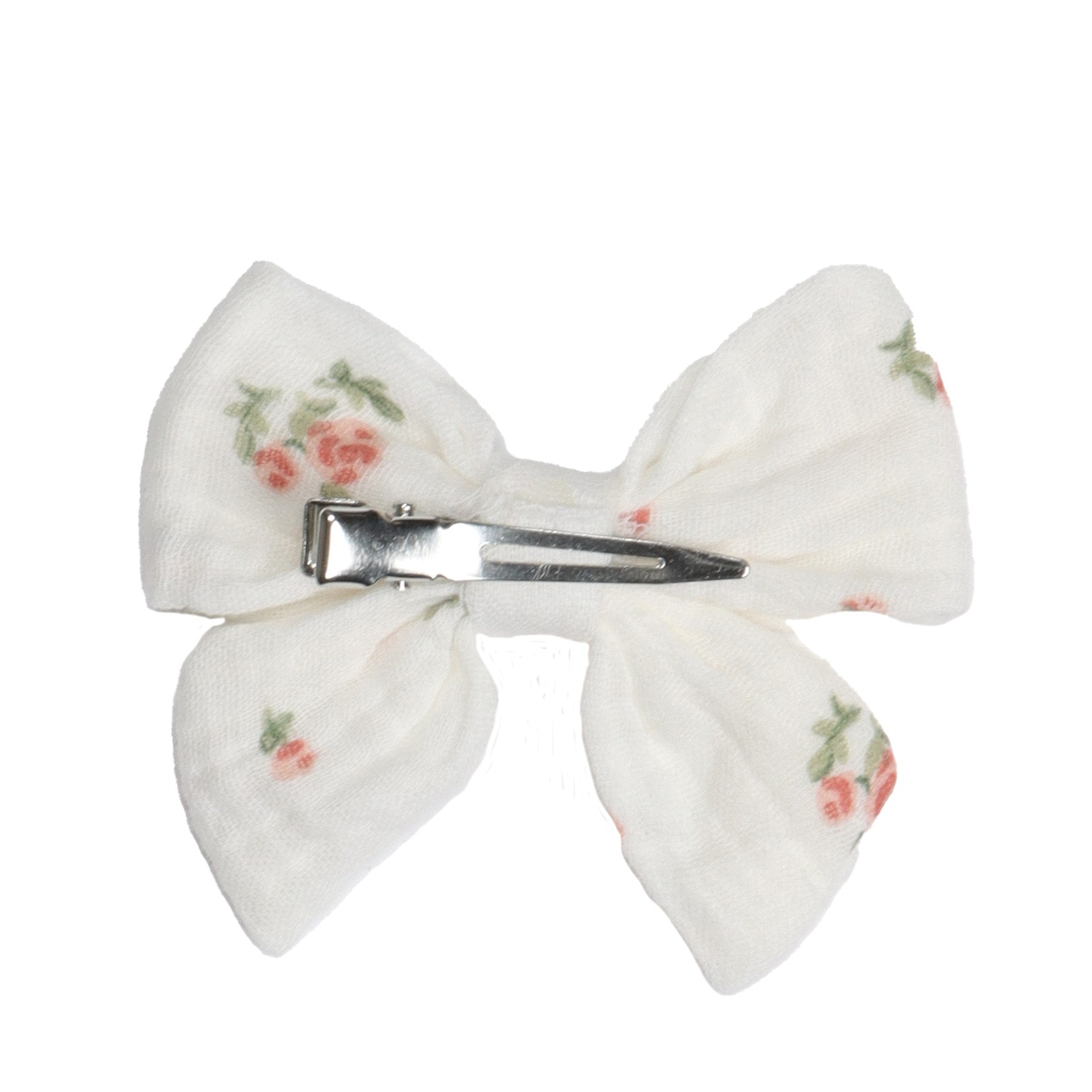 Muslin Tie Bow Clip - Fliss & Frankie - Dimples
