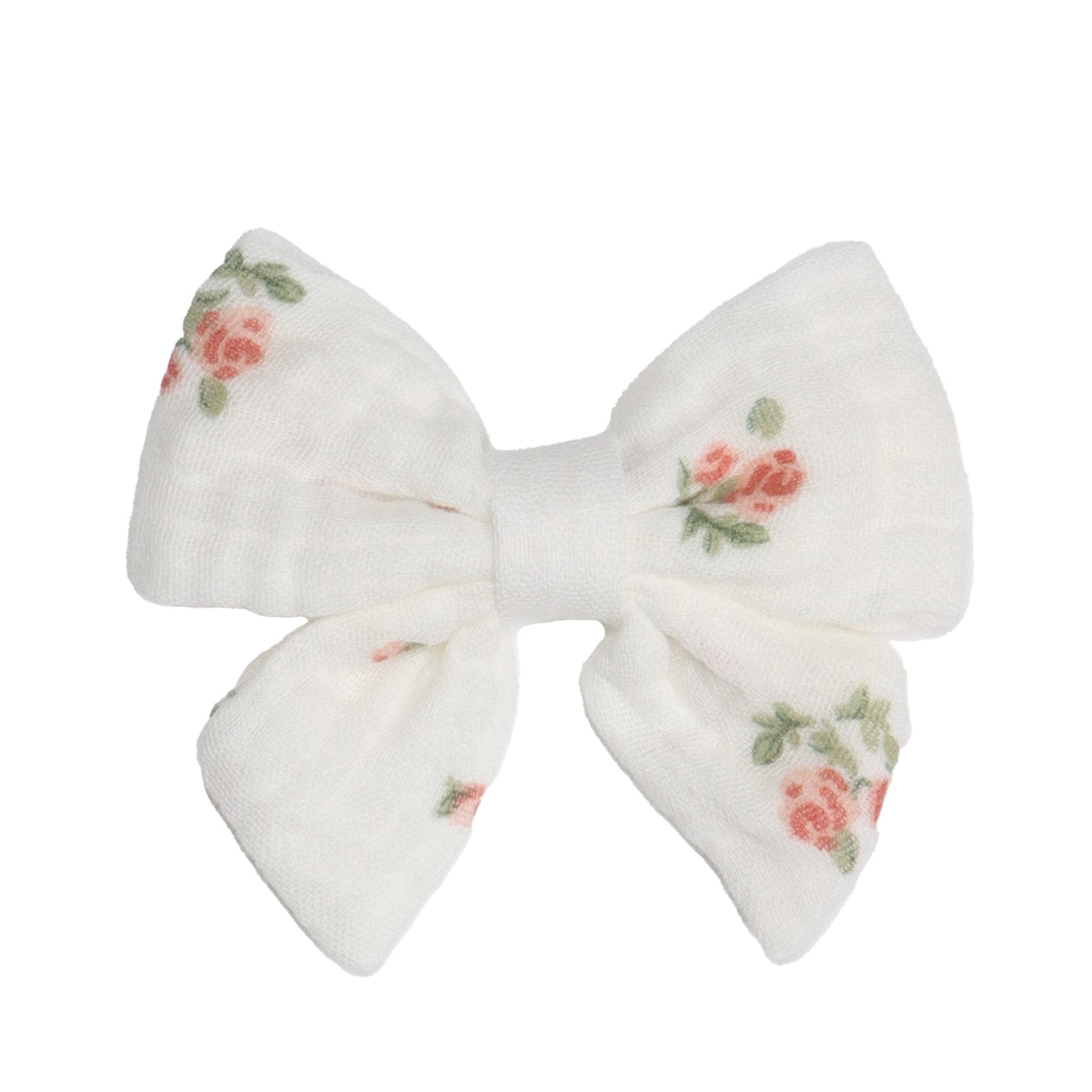 Muslin Tie Bow Clip - Fliss & Frankie - Dimples