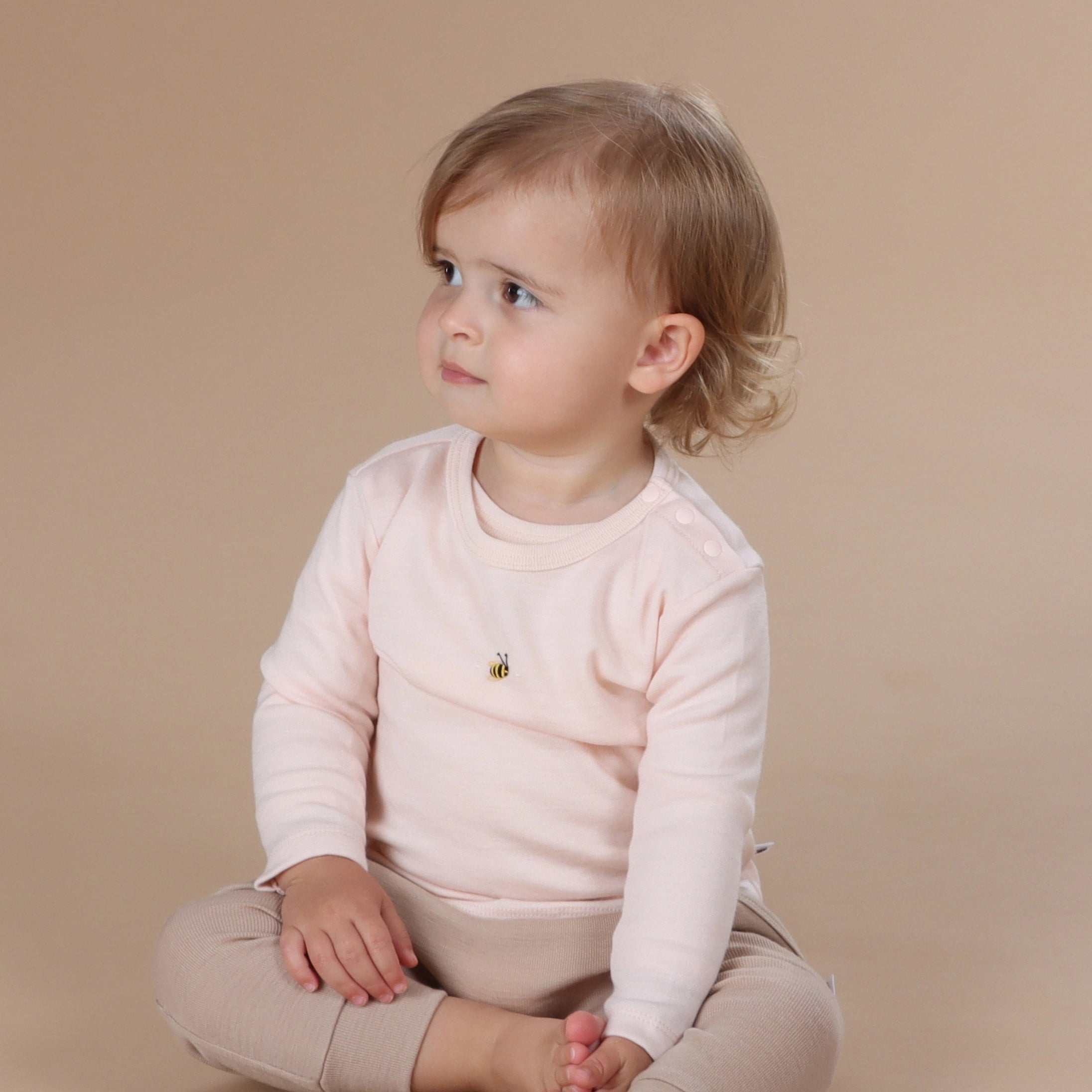 Merino Long Sleeve Top - Dimples - Dimples