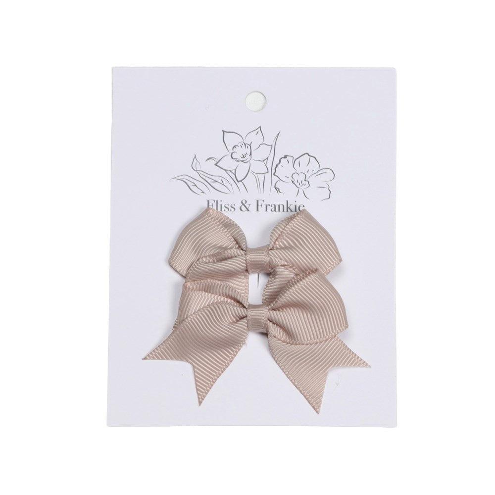 Ribbon Clip 2Pk - Fliss & Frankie - Dimples
