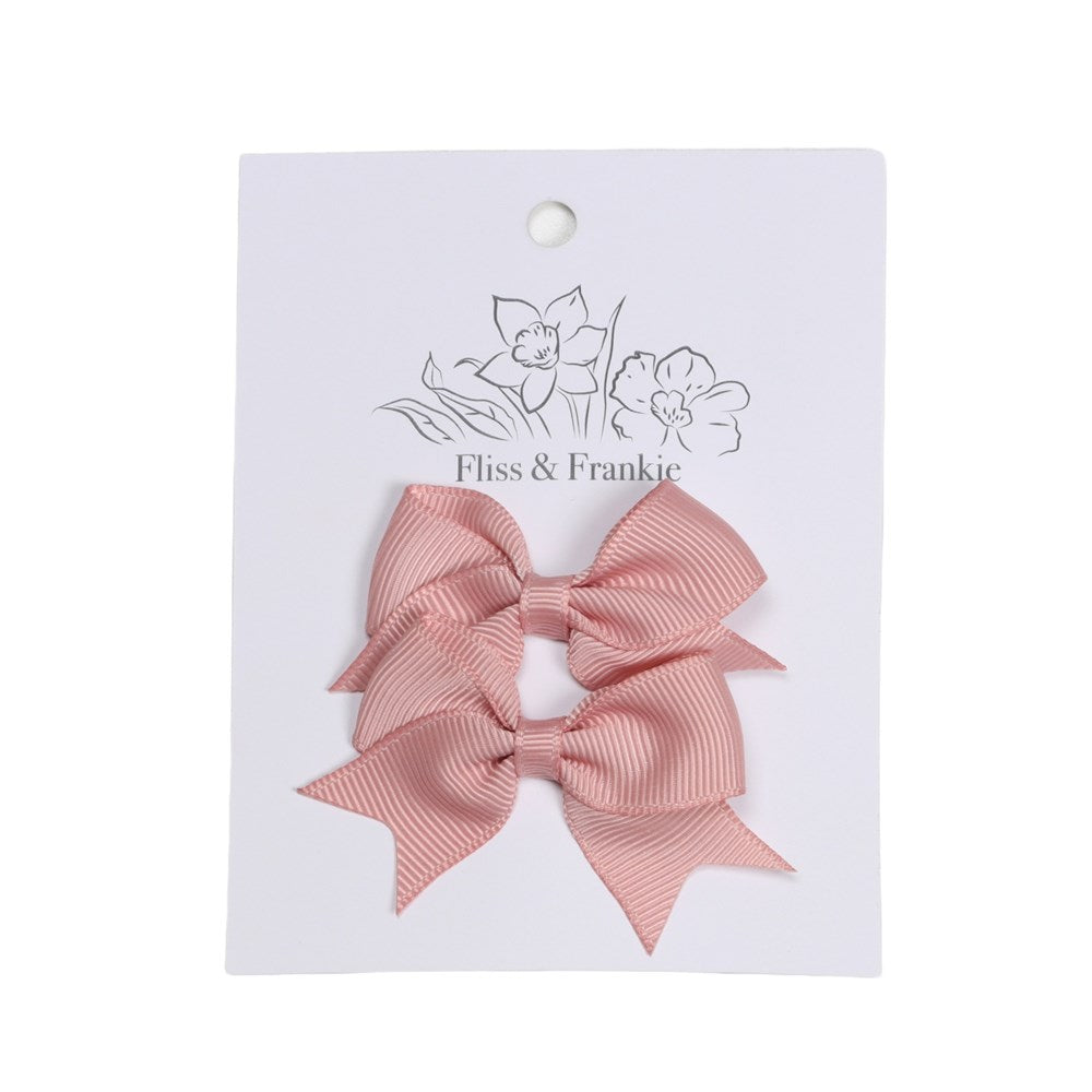 Ribbon Clip 2pk - Fliss & Frankie - Dimples