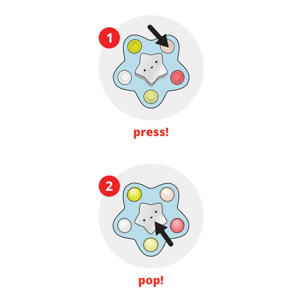 Skip Hop Silver Lining Cloud Pop Star Sensory Toy - Skip Hop