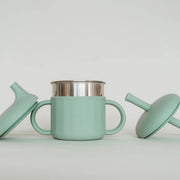 Ease Sip 3 in 1 Stainless Steel Baby Cup Sage - Ease.Baby