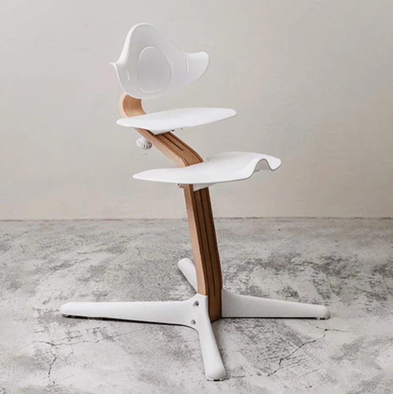 Stokke Nomi Highchair Natural White Baby Highchair Dimples NZ