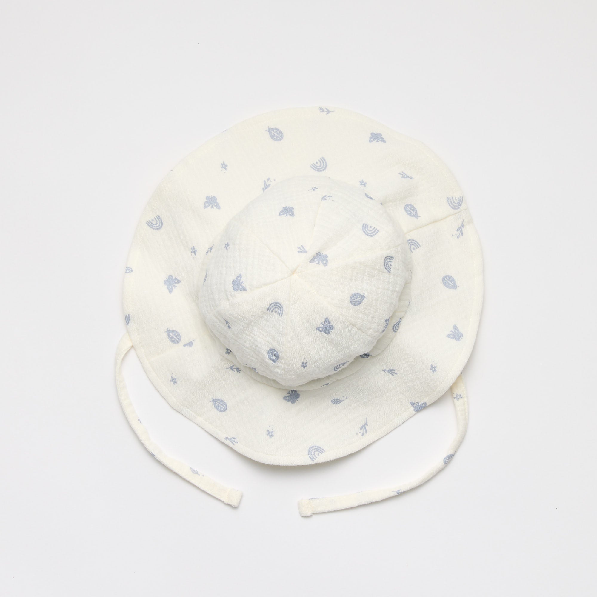 Muslin Sun Hat Enchanted Garden O/S - Over the Dandelions
