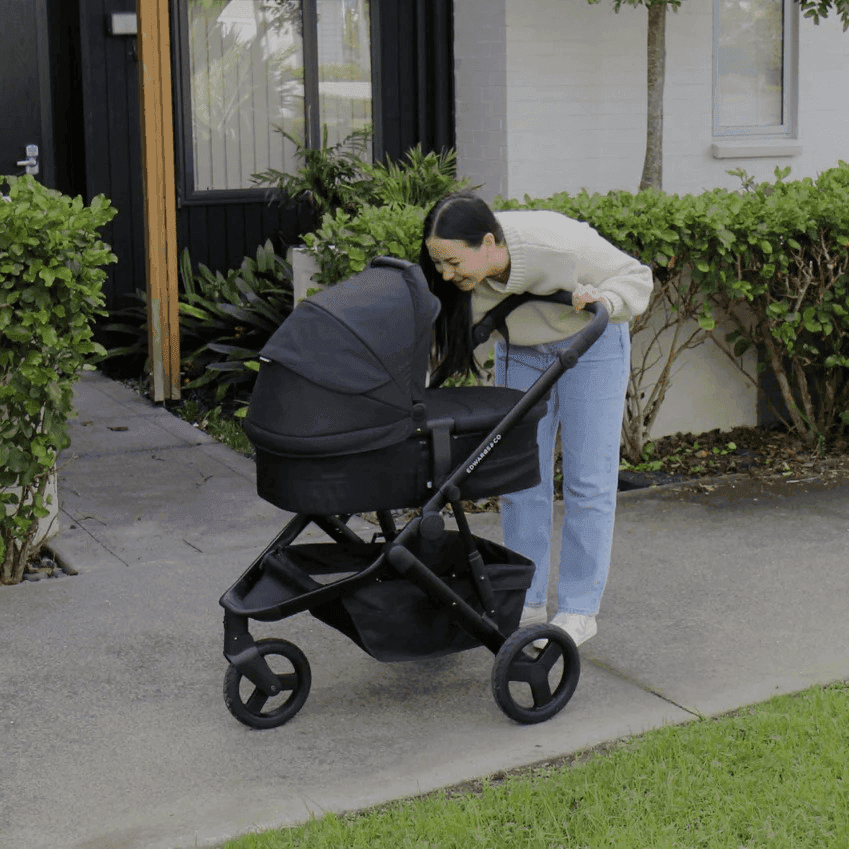Black Edwards & Co Carry Cot 3 - Edwards & Co