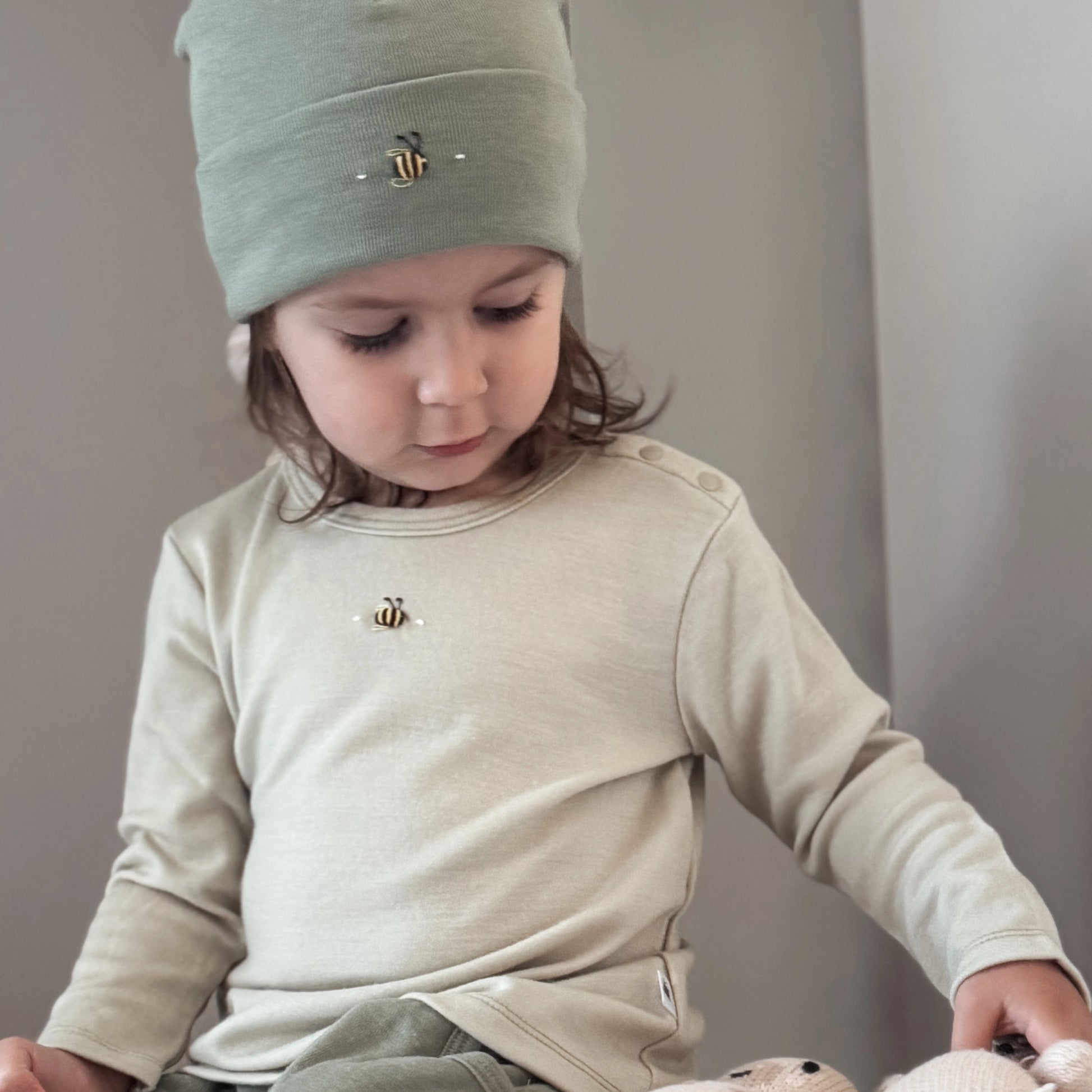 Merino Long Sleeve Top - Dimples - Dimples