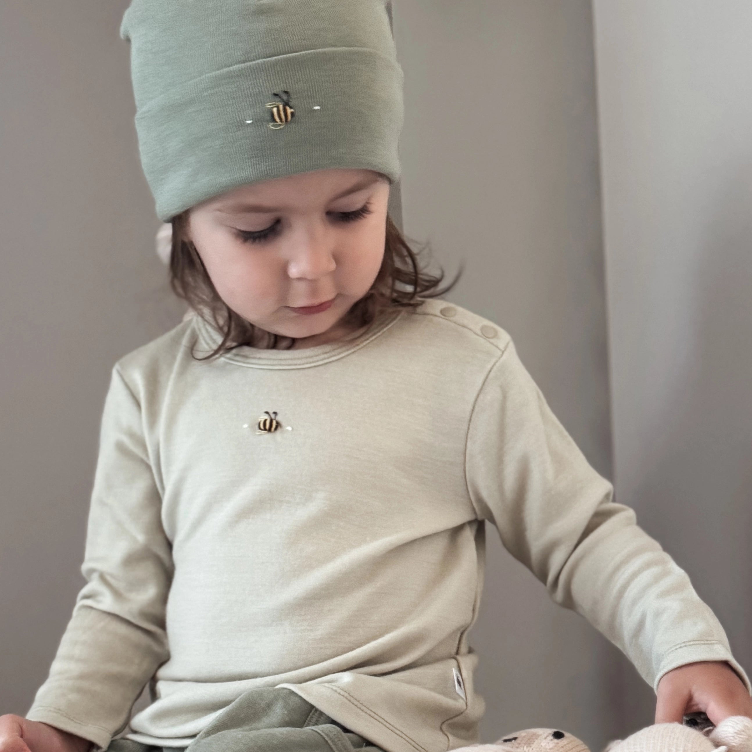 Merino Long Sleeve Top - Dimples - Dimples