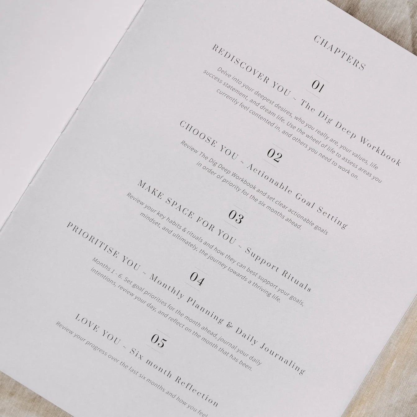 YOU. The Well-Being Journal Olive + Page