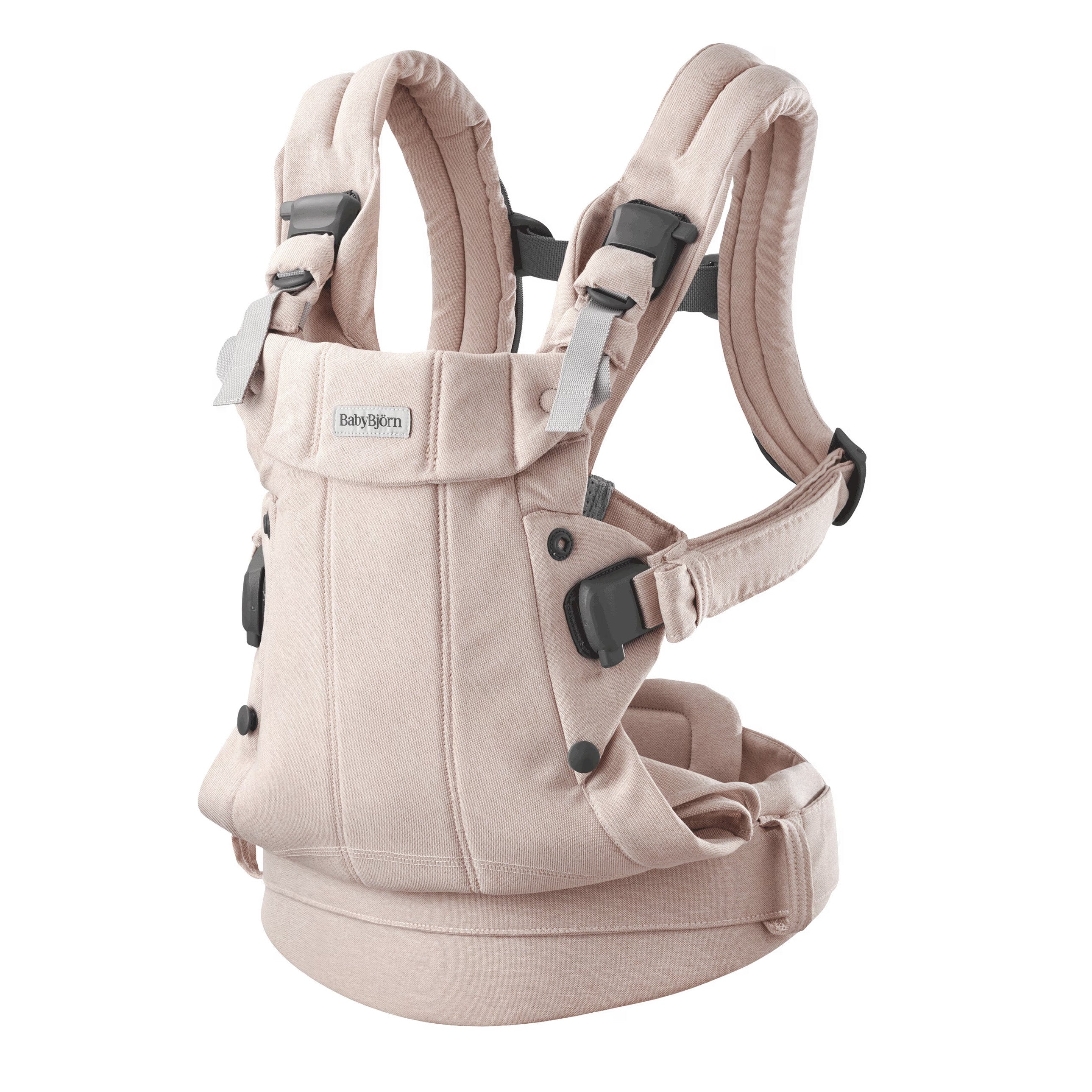 BabyBjörn Harmony Baby and Toddler Carrier - Light Pink | Dimples