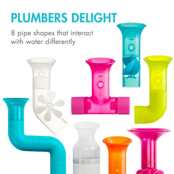 BOON BATH TOY BUNDLE by boon pipe shapes
