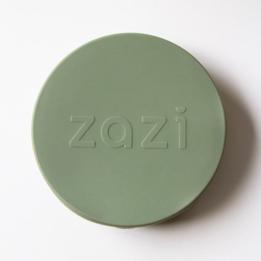 Zazi silicone baby plate with lid