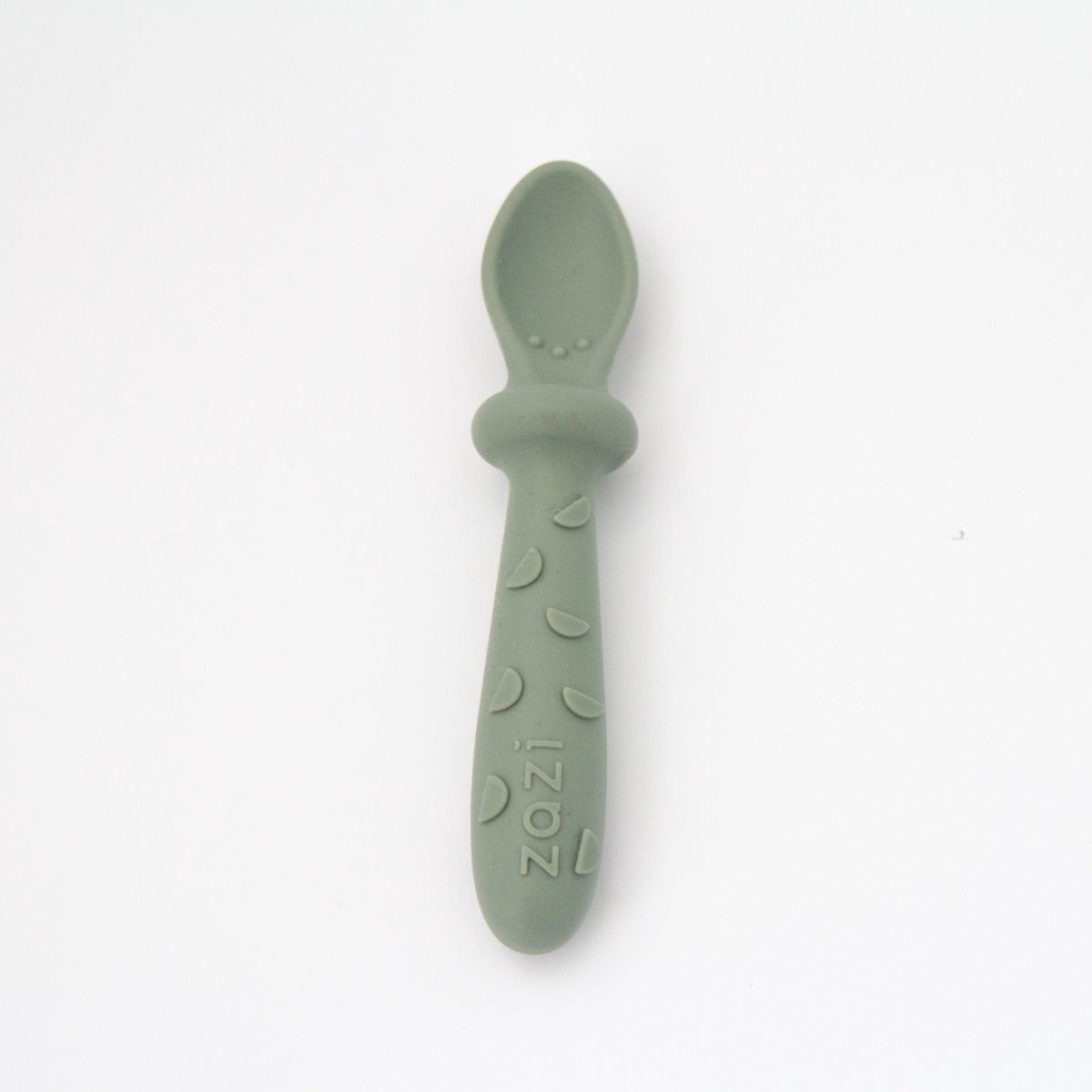 Silicone clever spoon set from Zazi in Sage