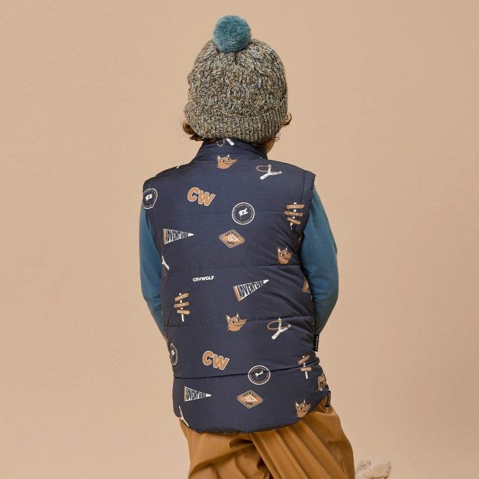 1yr / Choose Your Adventure Reversible Vest - Crywolf