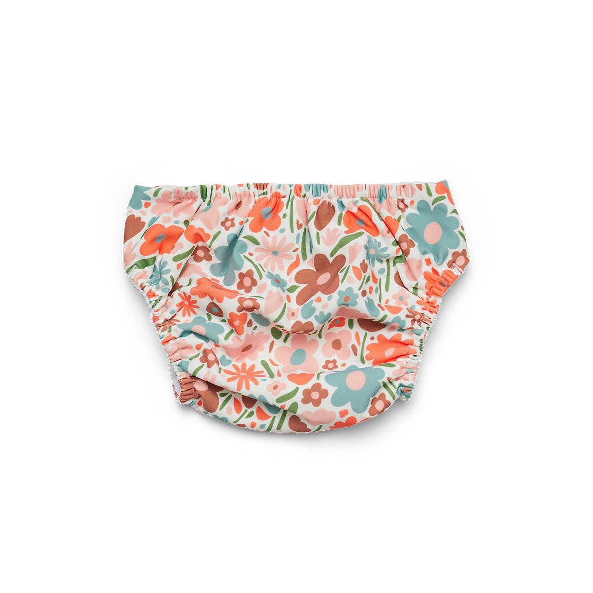 0-1yr / Flower Market Reusable Swim Nappy - Crywolf