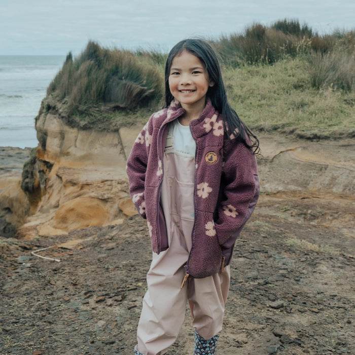 1yr / Mauve Floral Yeti Jacket - Crywolf