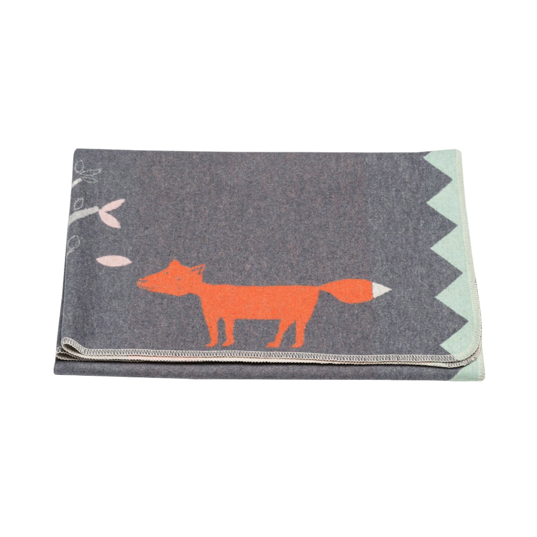 Toddler flannel blanket fox print:image,small_image,thumbnail,swatch_image