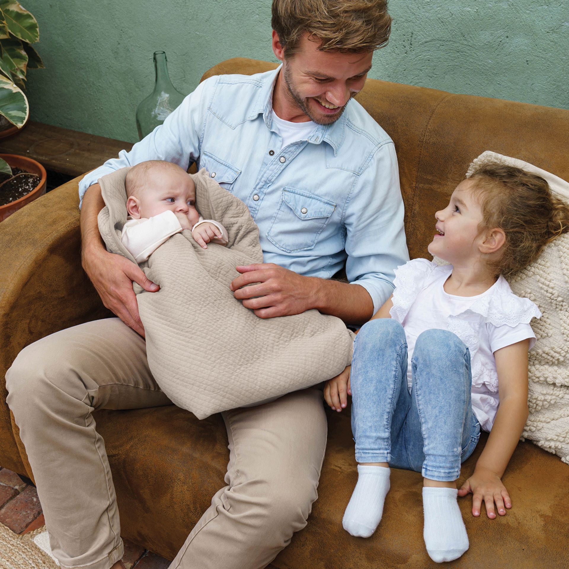 Doomoo Dream Blanket Tetra Jersey Sand - doomoo