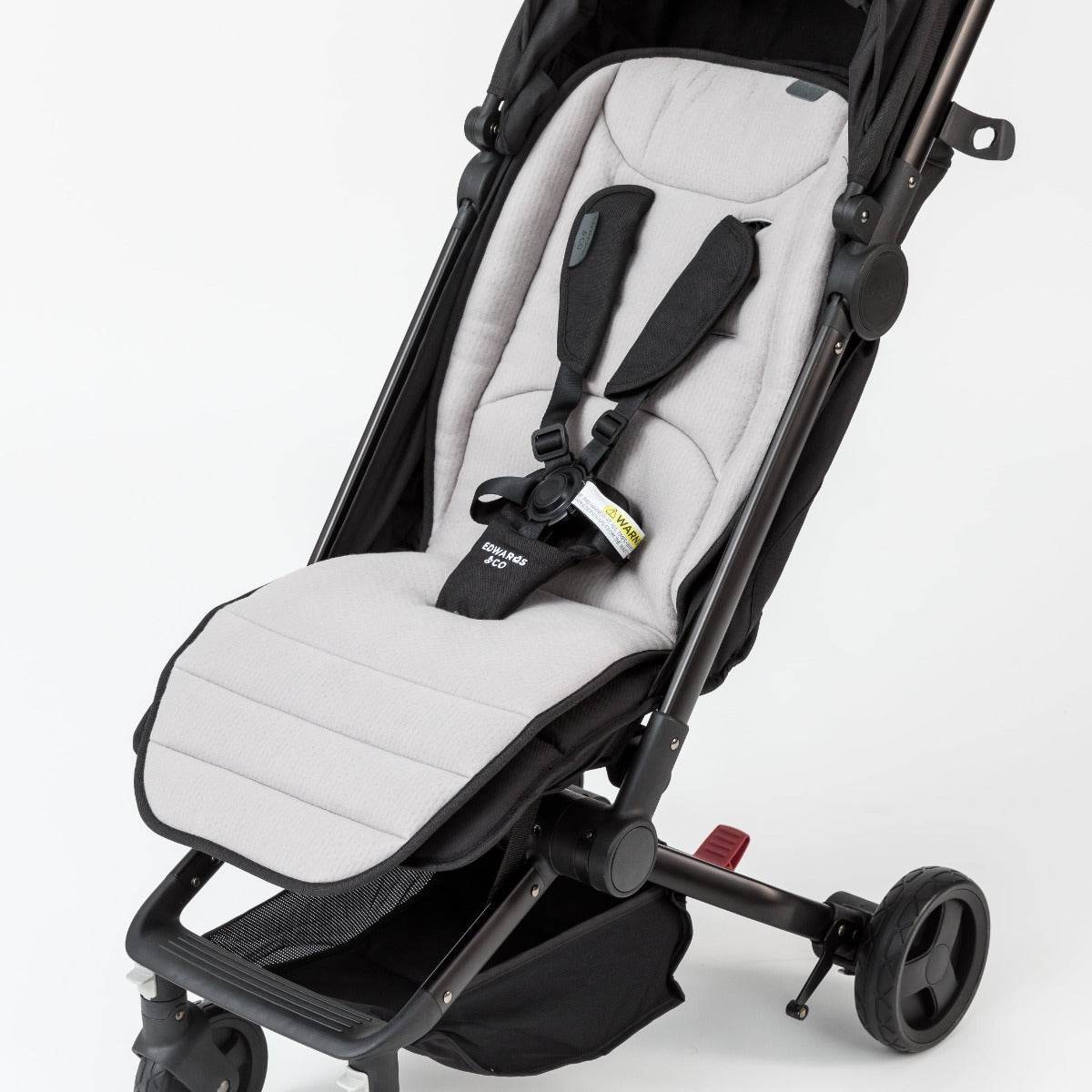 Edwards & Co luxe stroller liner in Black