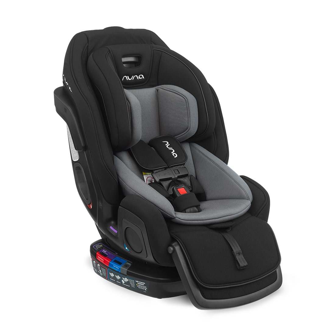 Nuna Exec Carseat capsule in caviar Angle View