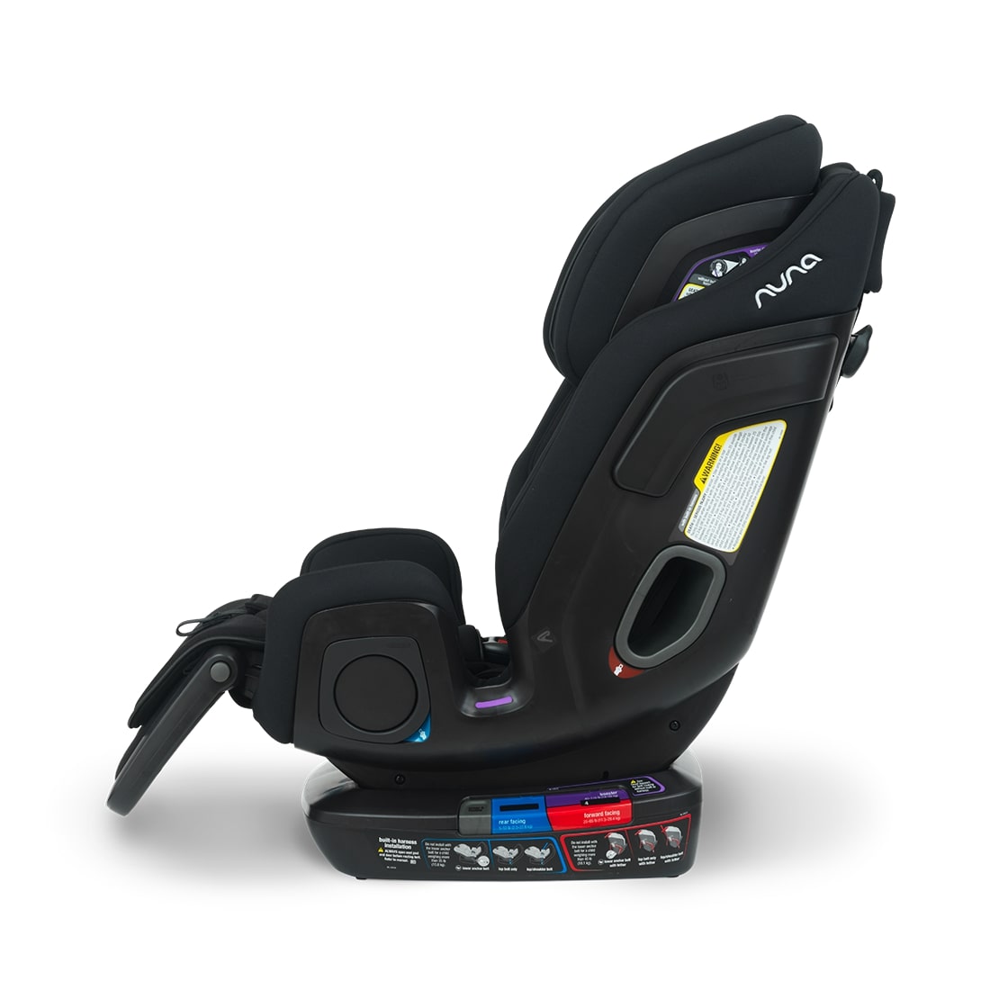 Nuna Exec Carseat capsule in caviar another Side View